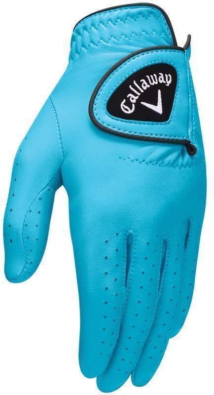 Handschuhe Callaway Opti Color Womens Golf Glove 2017 LH Aqua S