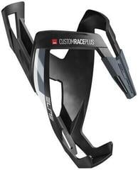 Halter für Fahrradflaschen Elite Custom Race Plus Black/White Matt Halter für Fahrradflaschen