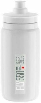 Cyklistická fľaša Elite Fly White 550 ml Cyklistická fľaša - 1