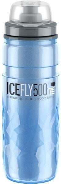 Cyklistická fľaša Elite Ice Fly Blue 500 ml Cyklistická fľaša