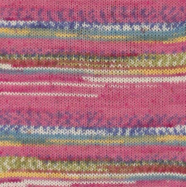 Fil à tricoter Drops Fabel Print 161 Pink Dream