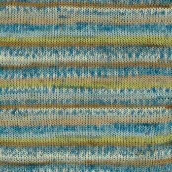 Fil à tricoter Drops Fabel Print 910 Sea Mist - 1