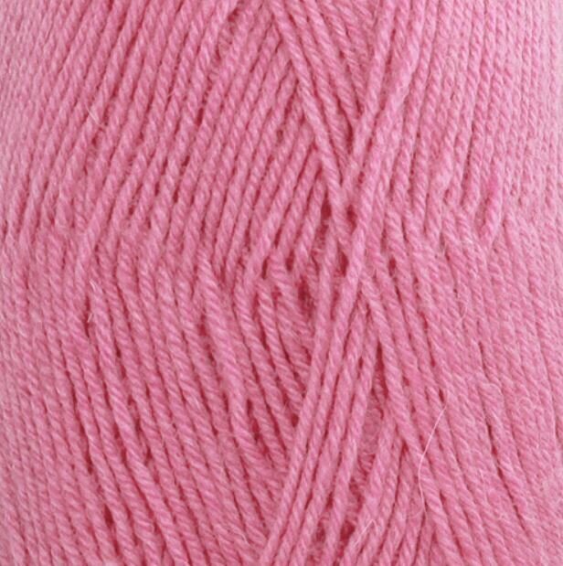Плетива прежда Drops Fabel Uni Colour 102 Pink