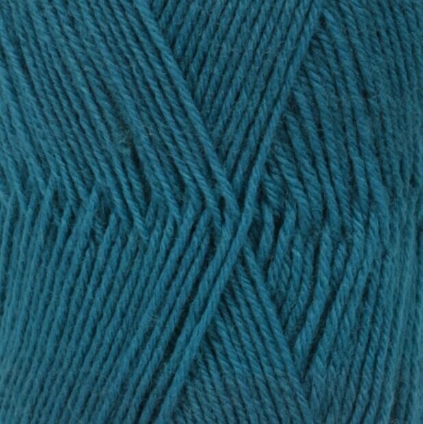 Hilo de tejer Drops Fabel Uni Colour 105 Turquoise Hilo de tejer