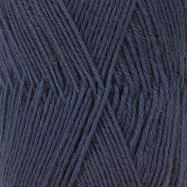Knitting Yarn Drops Fabel Uni Colour 107 Blue Knitting Yarn