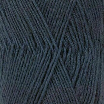 Knitting Yarn Drops Fabel Uni Colour 107 Blue Knitting Yarn - 1