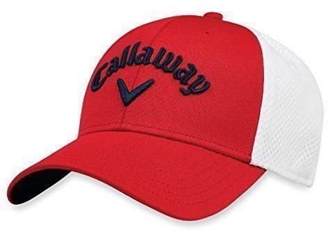 Mütze Callaway Mesh Fitted S/M Red/White 18