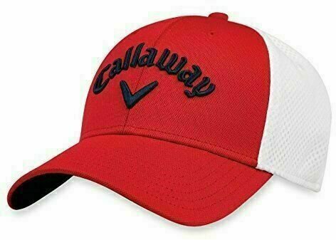 Καπέλο Callaway Mesh Fitted S/M Red/White 18 - 1