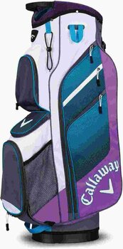Sac de golf Callaway Chev Org Violet/Titanium/White Cart Bag 2018 - 1