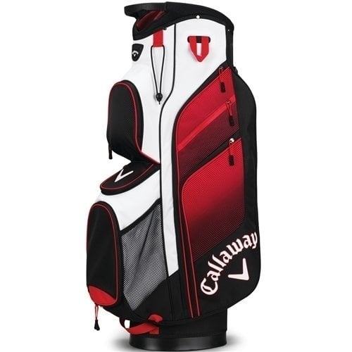 Golfbag Callaway Chev Org Black/Red/White 18