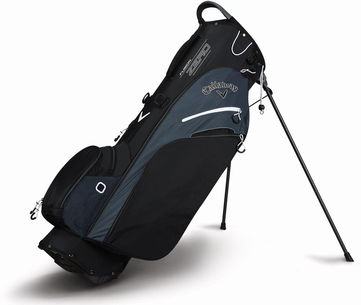 Golfbag Callaway Fusion Zero Black/Titanium/White Stand Bag 2018