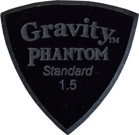 Plectrum Gravity Picks Stealth Standard 1.5mm Master Finish Phantom