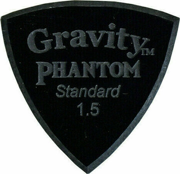 Перце за китара Gravity Picks Stealth Standard 1.5mm Master Finish Phantom - 1