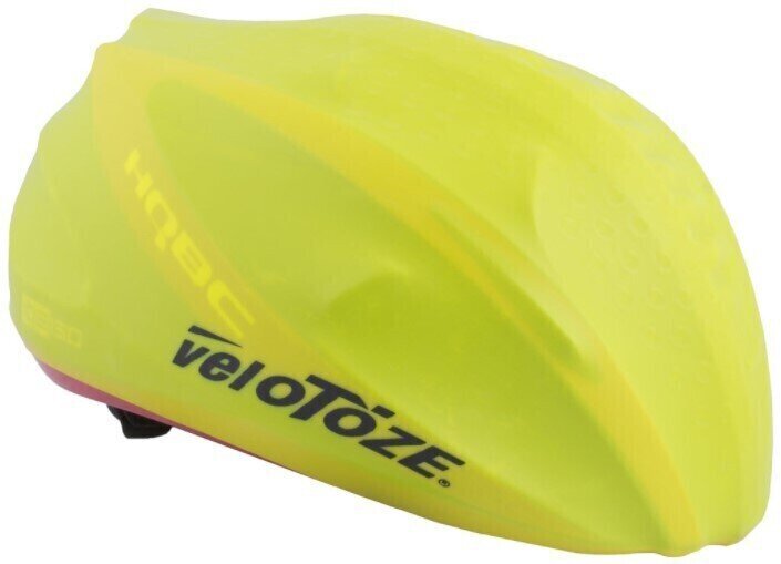 Acessório para capacete de bicicleta veloToze Helmet Cover Fluo Yellow Acessório para capacete de bicicleta