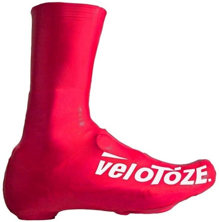 Copriscarpe da ciclismo veloToze Tall Shoe Cover Red 37-40 Copriscarpe da ciclismo