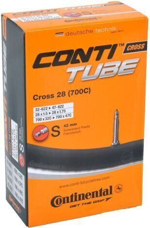 Jalgratta sisekumm Continental Cross 28'' Cyklokross 28x1,5> 28x1,75 FV60