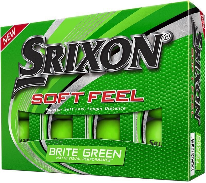 Нова топка за голф Srixon Soft Feel 2020 Golf Balls Green