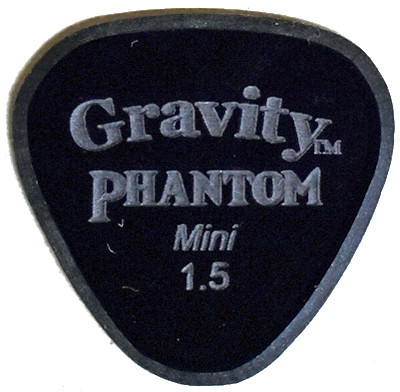 Gravity Picks Axis Mini 1.5mm Master Finish Phantom