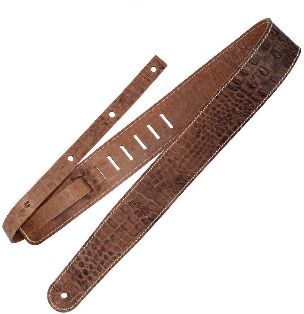 Courroie de guitare Richter Raw II Contour Croc Natur