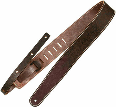 Courroie de guitare Richter Raw II Contour Western Rose Brown - 1