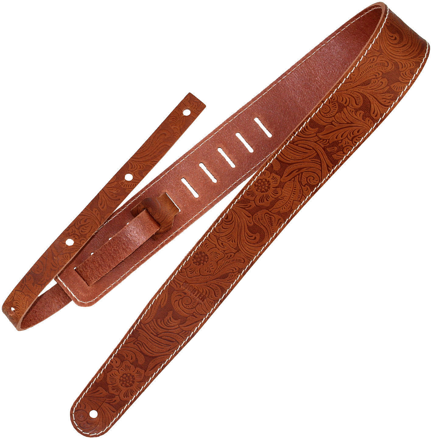 Courroie de guitare Richter Raw II Contour Western Rose Tan