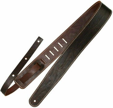 Courroie de guitare Richter Raw II Contour Wrinkle Brown - 1