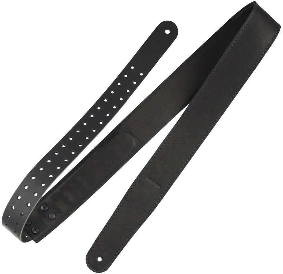 Correa de guitarra Richter Raw IV Nappa Black END