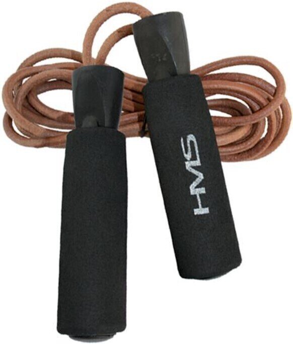 Hüppenöör HMS SK03 Skipping Rope Leather Black