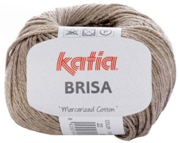 Knitting Yarn Katia Brisa 22 Brown Knitting Yarn