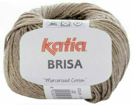 Knitting Yarn Katia Brisa 22 Brown Knitting Yarn - 1