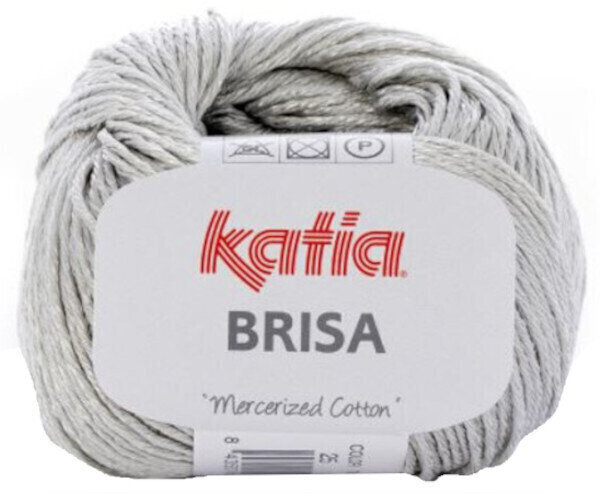 Pletací příze Katia Brisa 25 Light Grey Pletací příze
