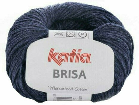 Knitting Yarn Katia Brisa 5 Very Dark Blue - 1