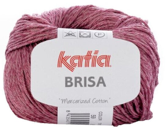 Knitting Yarn Katia Brisa 59 Dark Rose