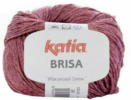 Knitting Yarn Katia Brisa 59 Dark Rose - 1