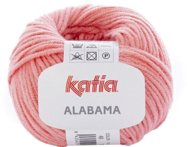 Fios para tricotar Katia Alabama 49 Coral