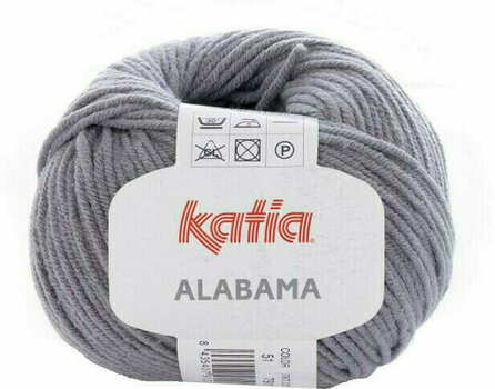 Fios para tricotar Katia Alabama 51 Grey - 1
