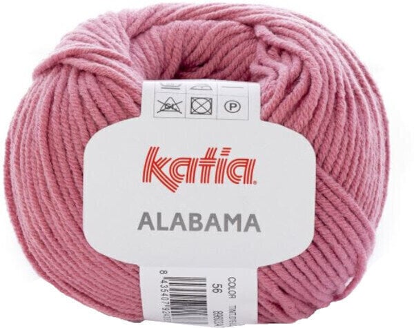 Плетива прежда Katia Alabama 56 Raspberry Red