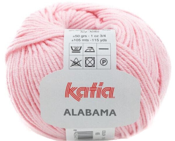 Pletilna preja Katia Alabama 65 Light Pink