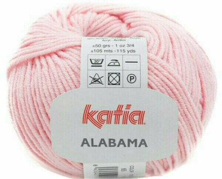Fios para tricotar Katia Alabama 65 Light Pink - 1