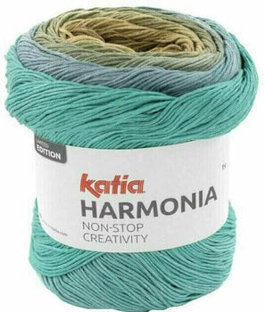 Fil à tricoter Katia Harmonia 209 Green/Water Blue/Beige Fil à tricoter - 1