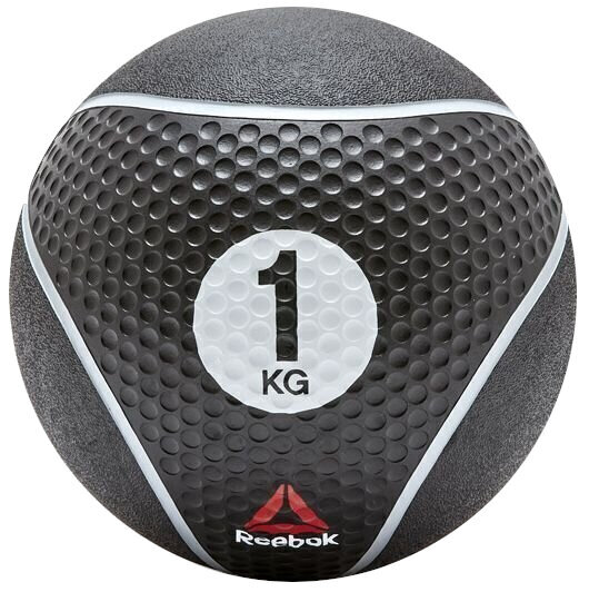 Medicinbal Reebok Medicine Ball Černá 1 kg Medicinbal