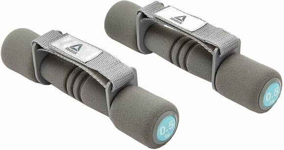 One Arm Dumbbell Reebok Softgrip 0,5 kg Grey/Silver One Arm Dumbbell - 1