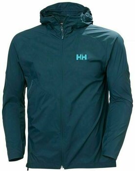 Casaco de exterior Helly Hansen Men's Rapide Windbreaker Jacket Midnight Green S Casaco de exterior - 1