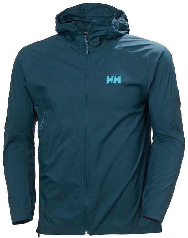 Kurtka outdoorowa Helly Hansen Men's Rapide Windbreaker Jacket Midnight Green XL Kurtka outdoorowa