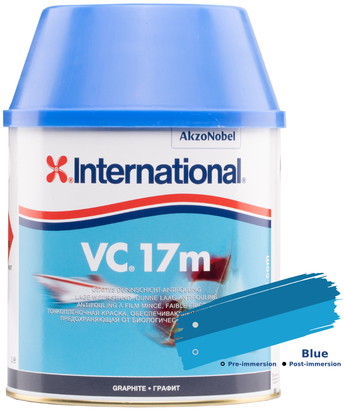 Antifouling Farbe International VC 17m Blue 750ml