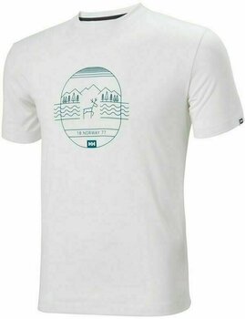 Udendørs T-shirt Helly Hansen Skog Graphic T-Shirt hvid S T-shirt - 1