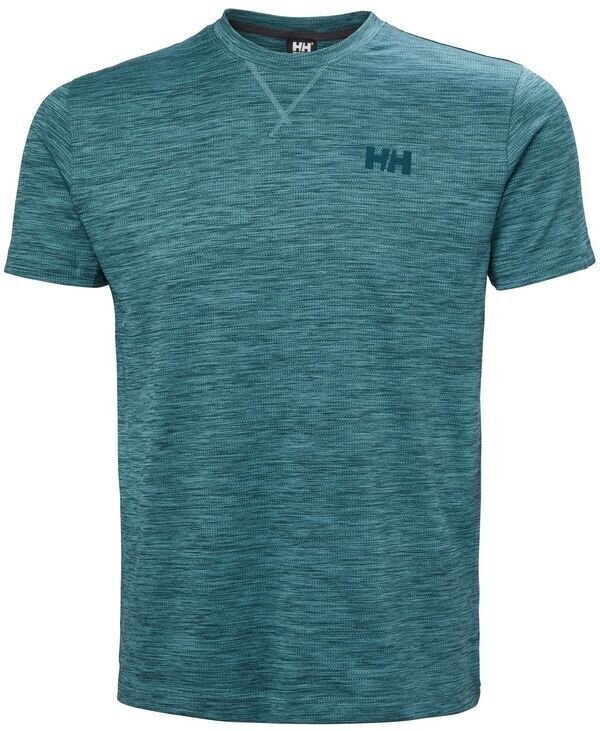Ulkoilu t-paita Helly Hansen Verglas Go T-Shirt North Teal Blue M T-paita
