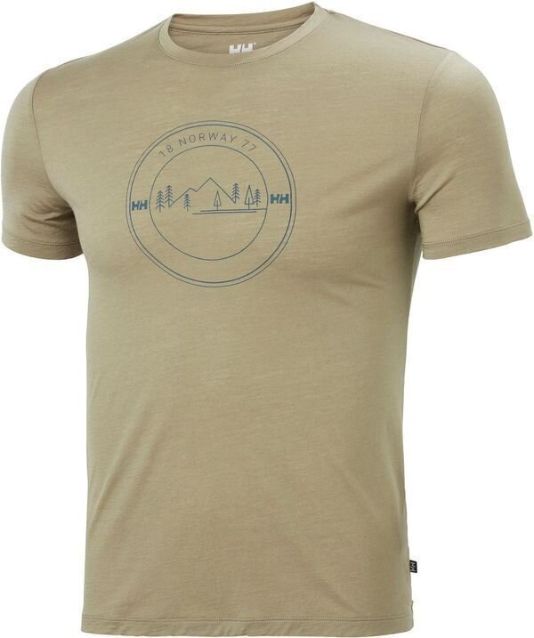 Ulkoilu t-paita Helly Hansen HH Merino Graphic T-Shirt Fallen Rock S T-paita