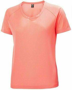 Тениска Helly Hansen W Verglas Pace T-Shirt Hot Coral XS Тениска - 1