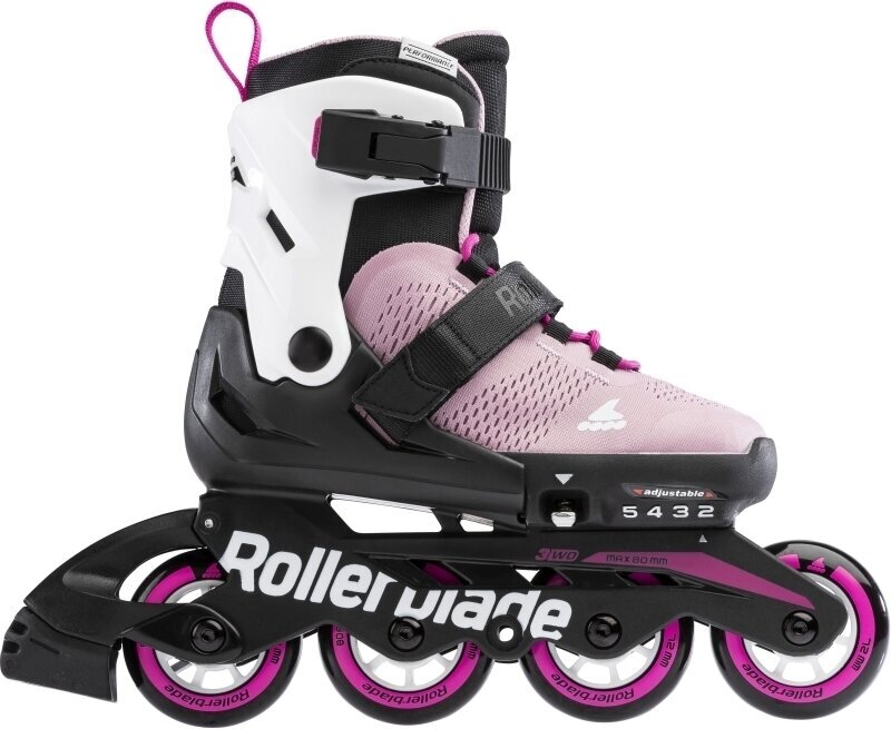 Rollers en ligne Rollerblade Microblade G Pink/White 36,5-40,5 Rollers en ligne